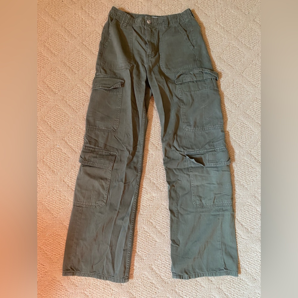 Zara green cargo pants